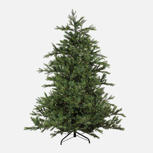 Pre lit artificial Christmas tree