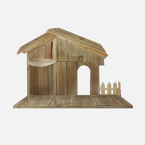 Nativity scene stable