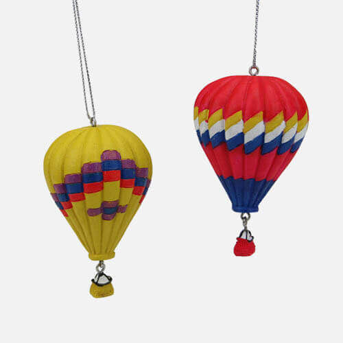 Hot air balloon ornaments