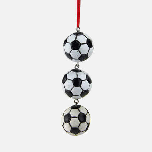 Soccer balls ornament
