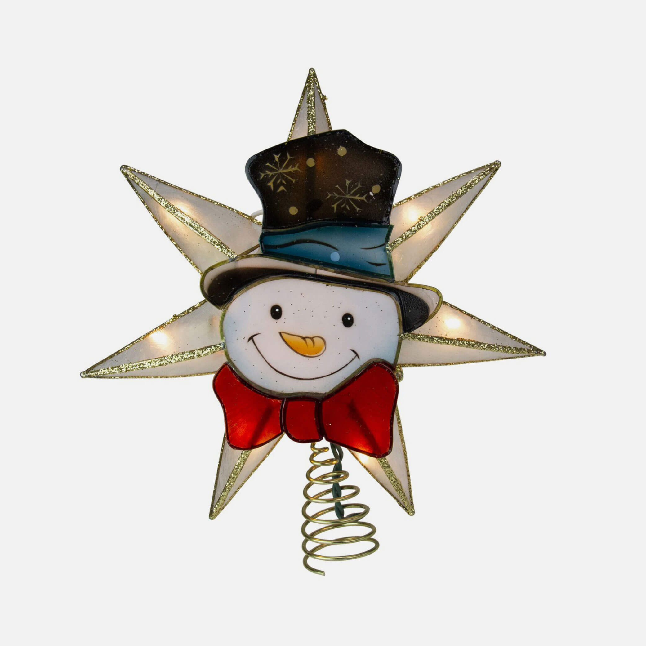 Snowman Christmas tree topper