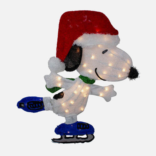 Outdoor Christmas Snoopy figure
