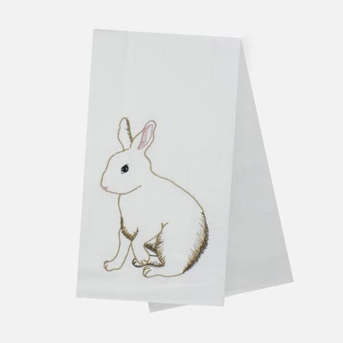 Easter bunny towel