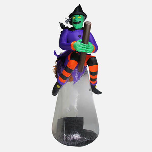 Inflatable Halloween witch