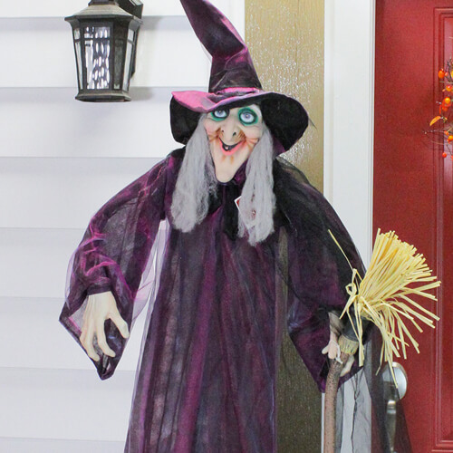 Halloween witch figure