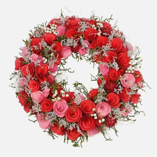 Valentine wreath