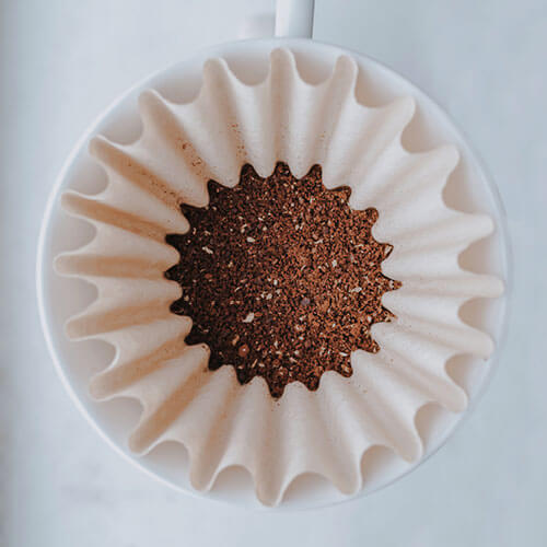 Coffee in filter