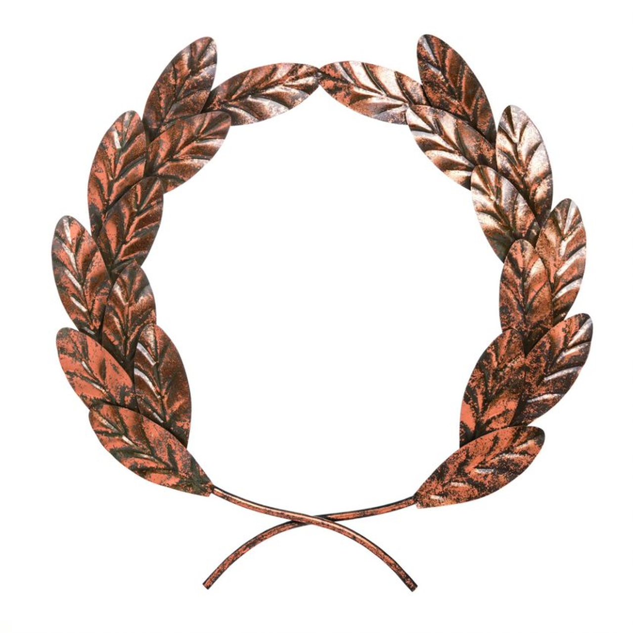 Copper Leaf Artificial Wreath