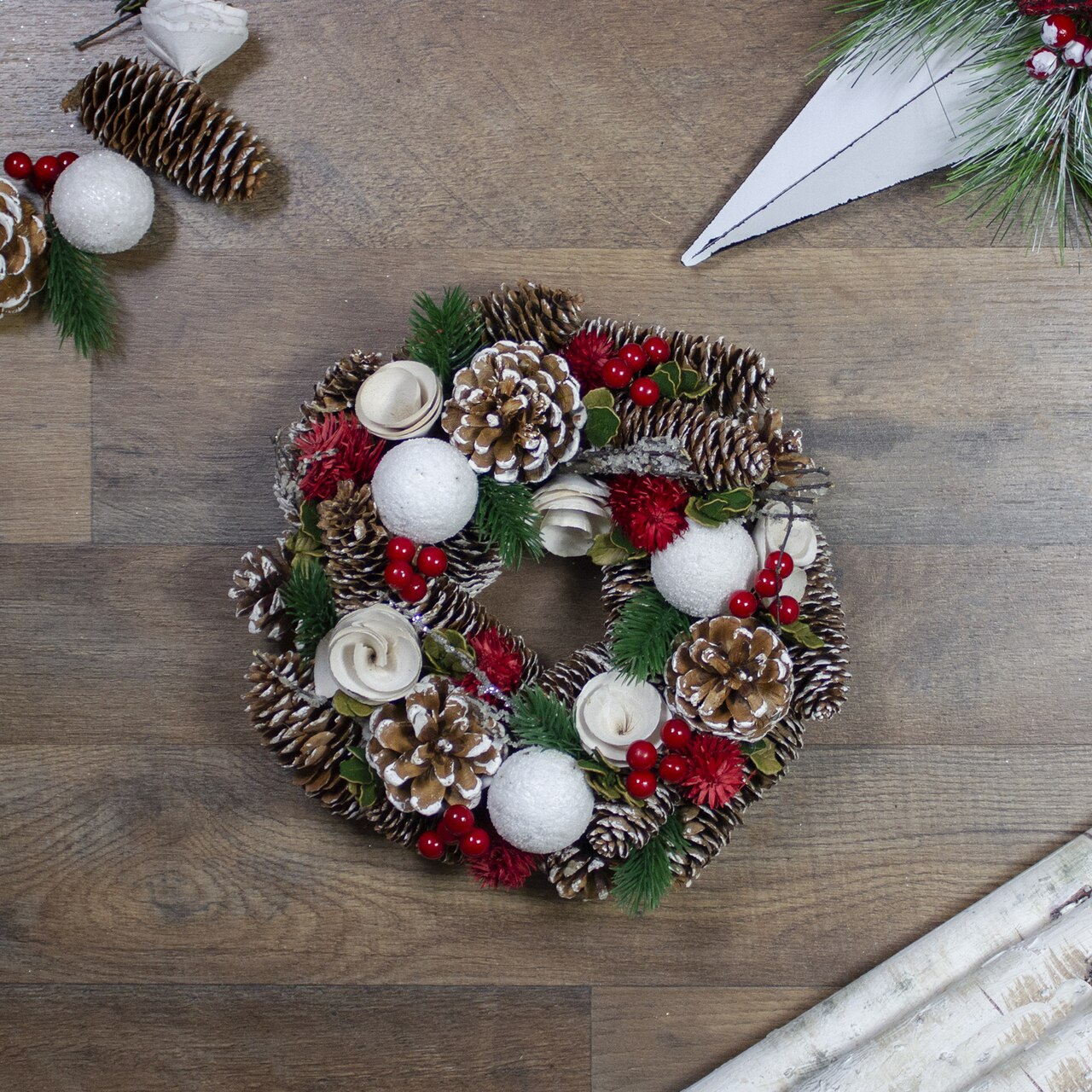 Christmas Wreaths For Chairs